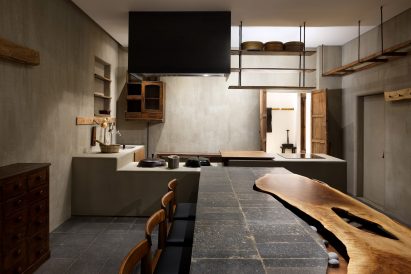 Interiors of DooSooGoBang restaurant by Limtaehee Design Studio
