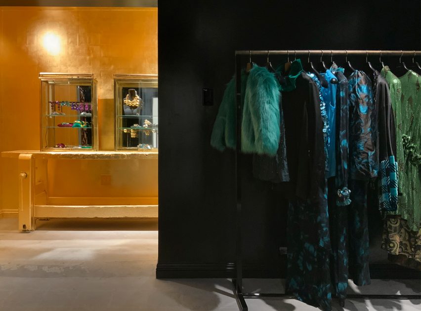 Interiors of Dries Van Noten's first US store in Los Angeles