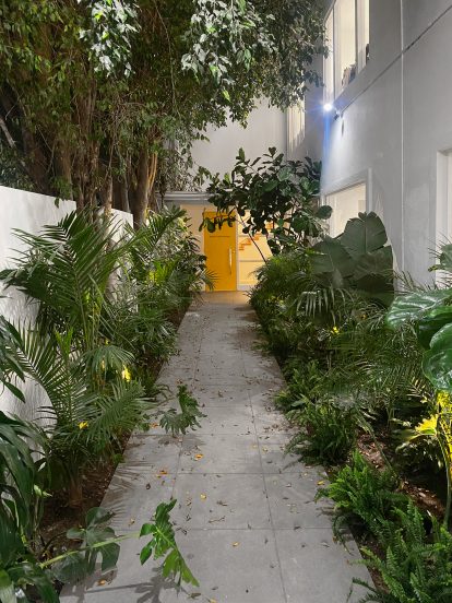 Exterior of Dries Van Noten's first US store in Los Angeles