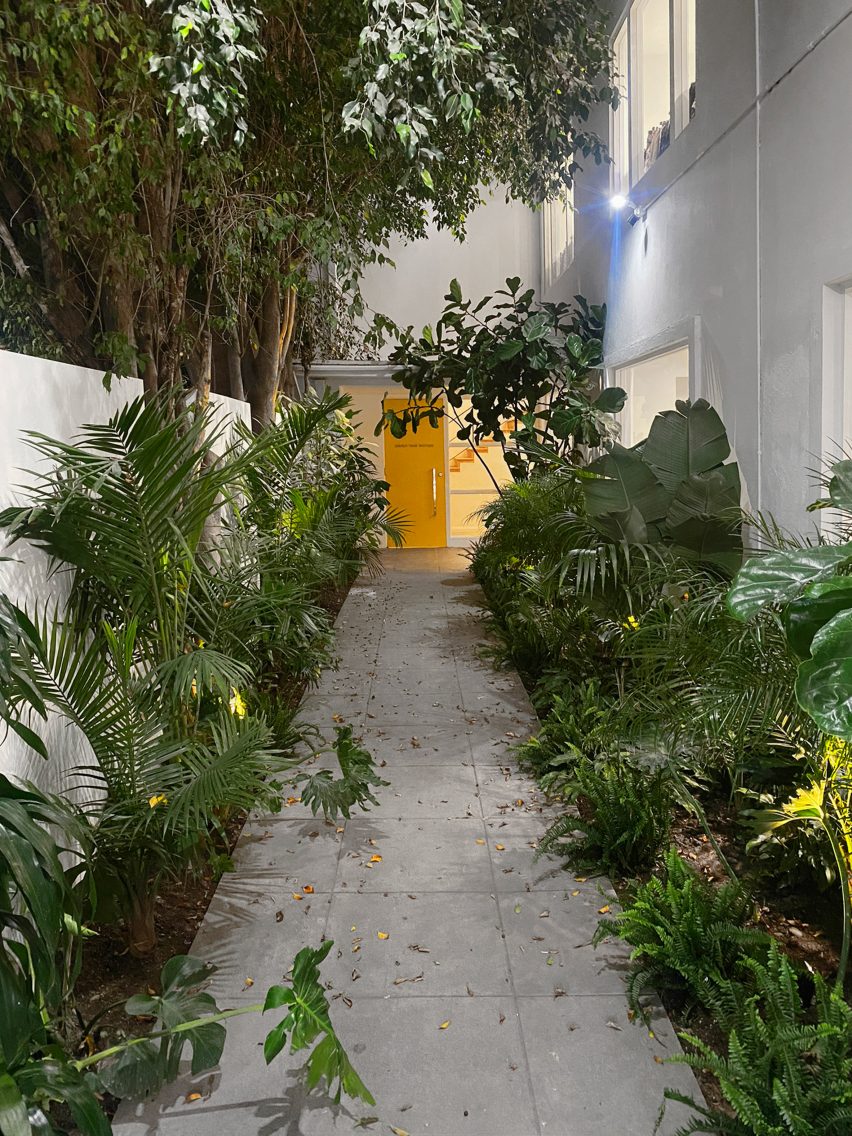 Exterior of Dries Van Noten's first US store in Los Angeles