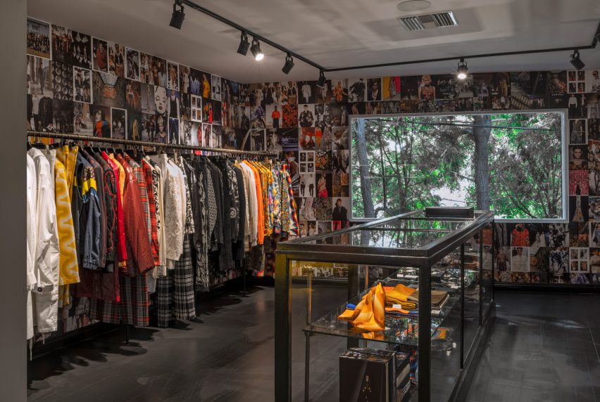 Interiors of Dries Van Noten's first US store in Los Angeles