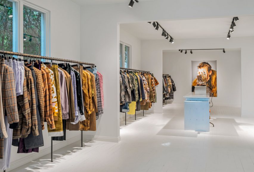 Dries Van Noten's first US store in Los Angeles features art from global creatives