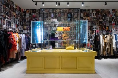 Interiors of Dries Van Noten's first US store in Los Angeles