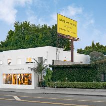 Exterior of Dries Van Noten's first US store in Los Angeles