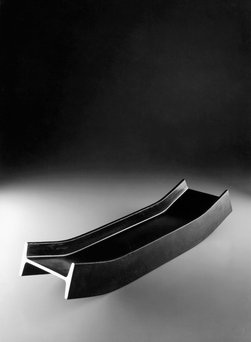 Putrella tray by Enzo Mari
