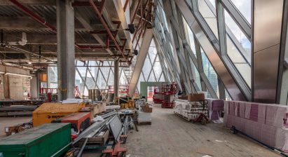 Diagrid floor