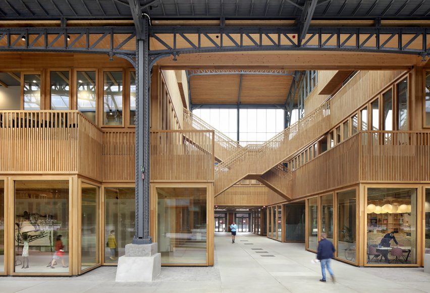 Staircase of Neutelings Riedijk Architects