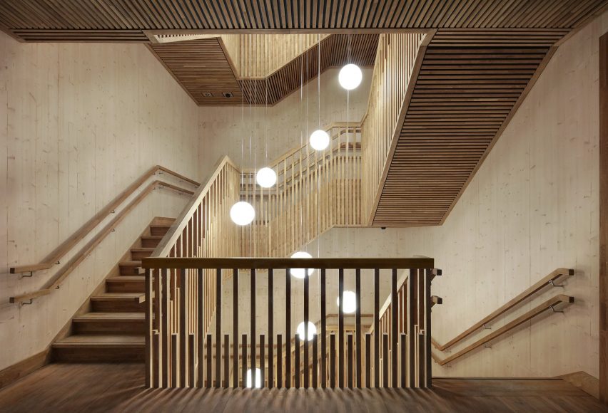 Staircase of Neutelings Riedijk Architects