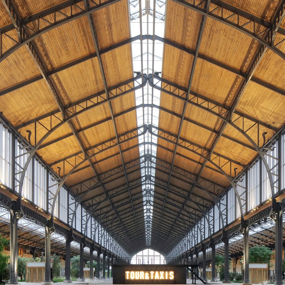 Gare Maritime in Brussels turned into a timber shopping centre