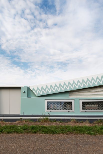 Exterior of the floating Genesis church by Denizen Works in east London