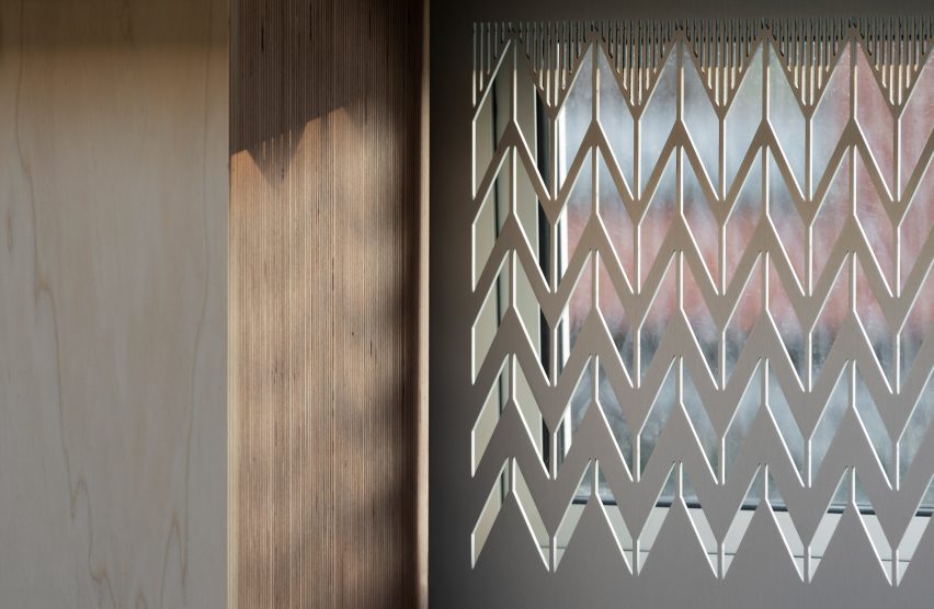 Window of the floating Genesis church by Denizen Works in east London