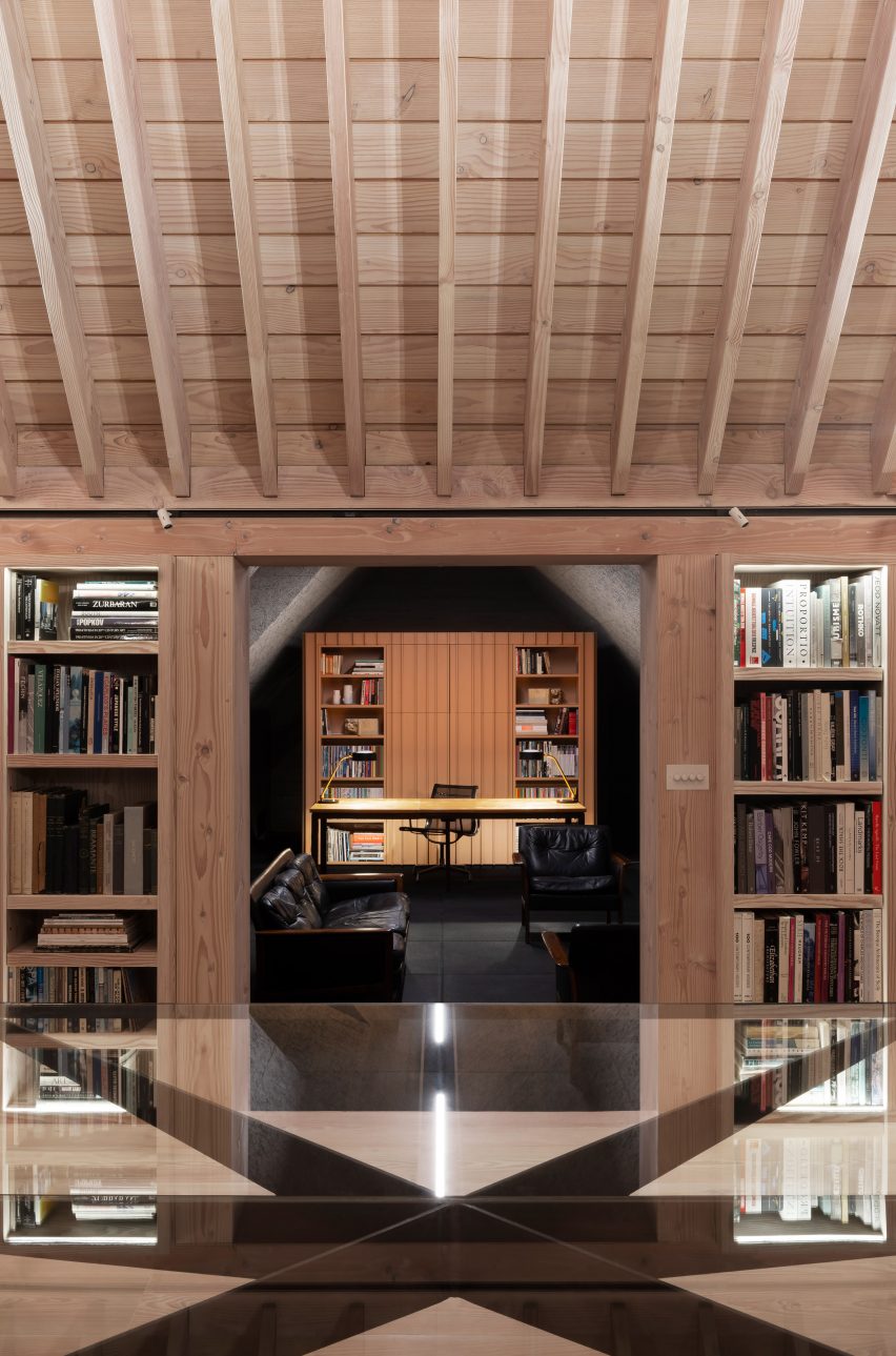 Office interior of Richard Parr Associates' Grain Loft Studio