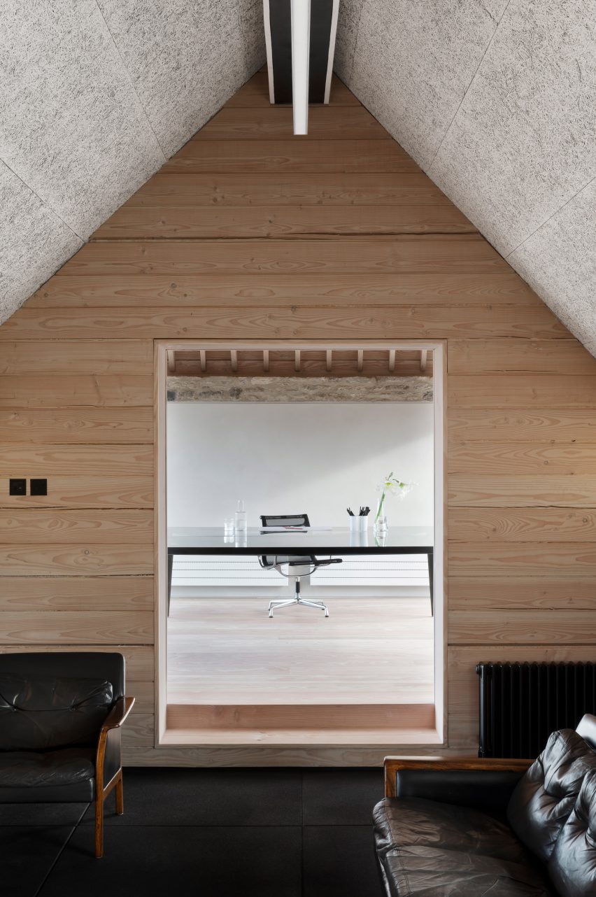Office interior of Richard Parr Associates' Grain Loft Studio
