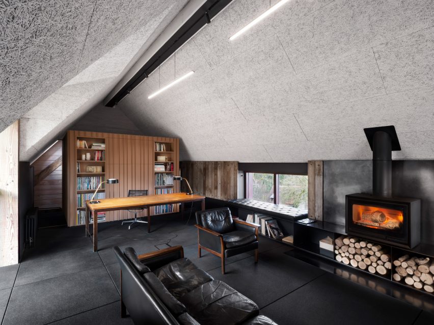 Office interior of Richard Parr Associates' Grain Loft Studio
