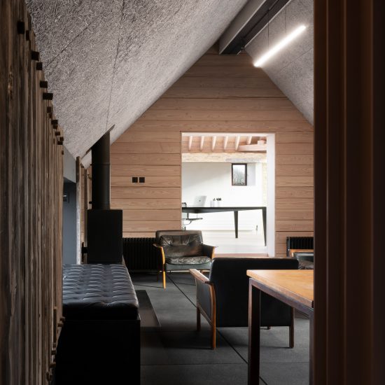 Office interior of Richard Parr Associates' Grain Loft Studio