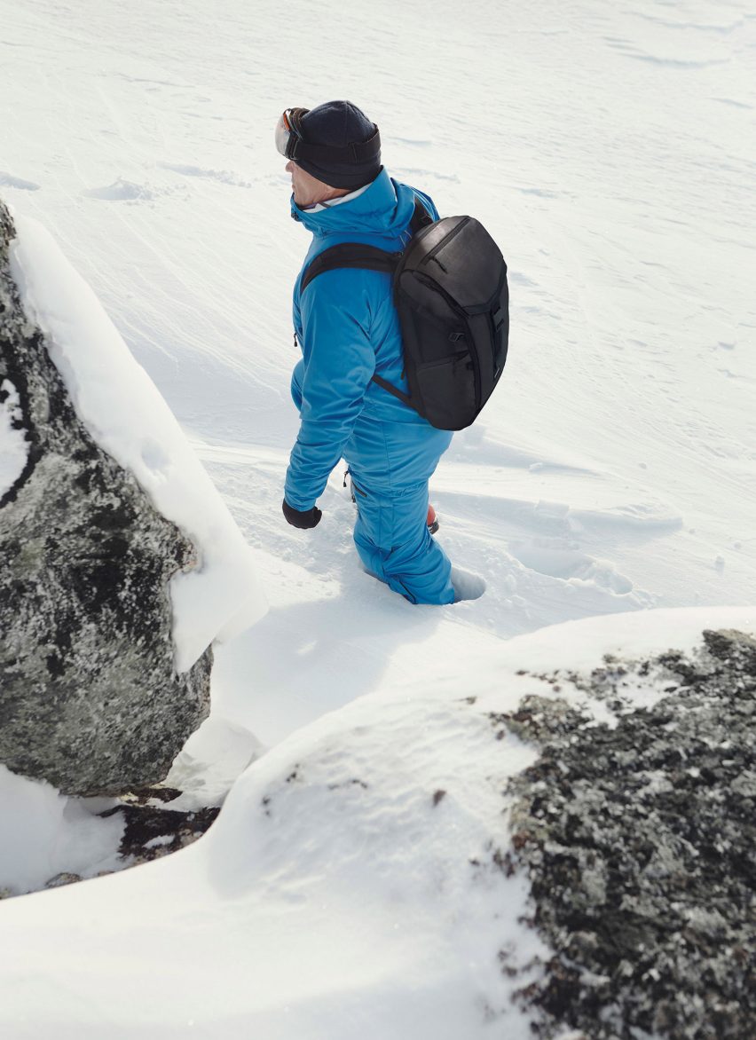 RIKR is a recycled plastic backpack by Groundtruth that can withstand Arctic conditions