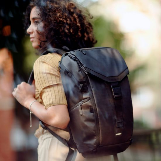 RIKR is a recycled plastic backpack by Groundtruth that can withstand Arctic conditions
