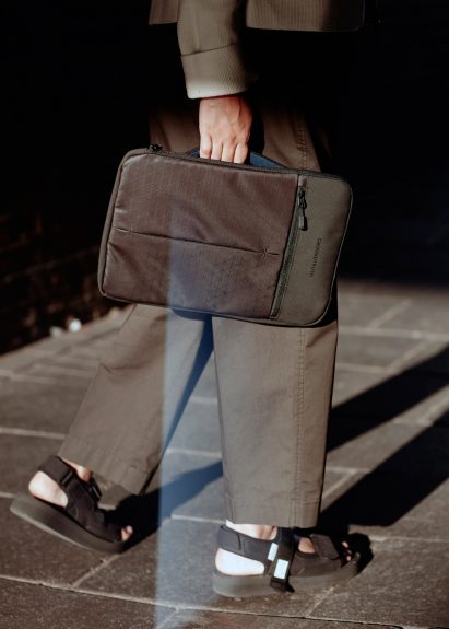 RIKR is a recycled plastic backpack by Groundtruth that can withstand Arctic conditions
