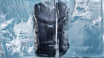 RIKR is a recycled plastic backpack by Groundtruth that can withstand Arctic conditions