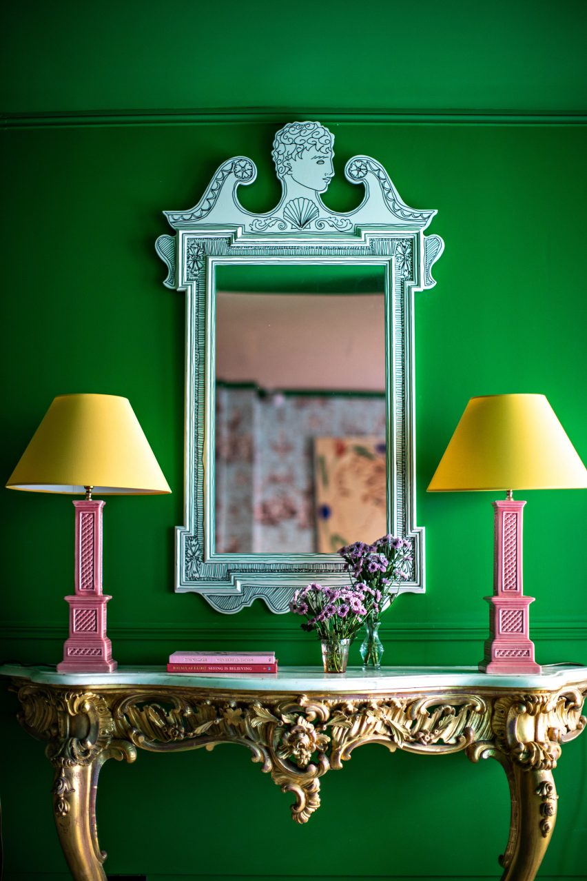 Interiors of Hotel Les Deux Gares in Paris