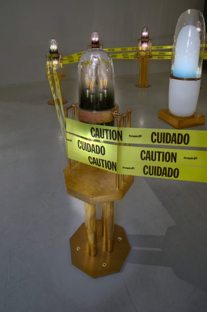 Yellow caution tape on Ini Archibong's theoracle