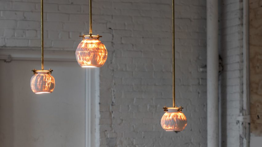 Jes Paone's Desert pendant lights