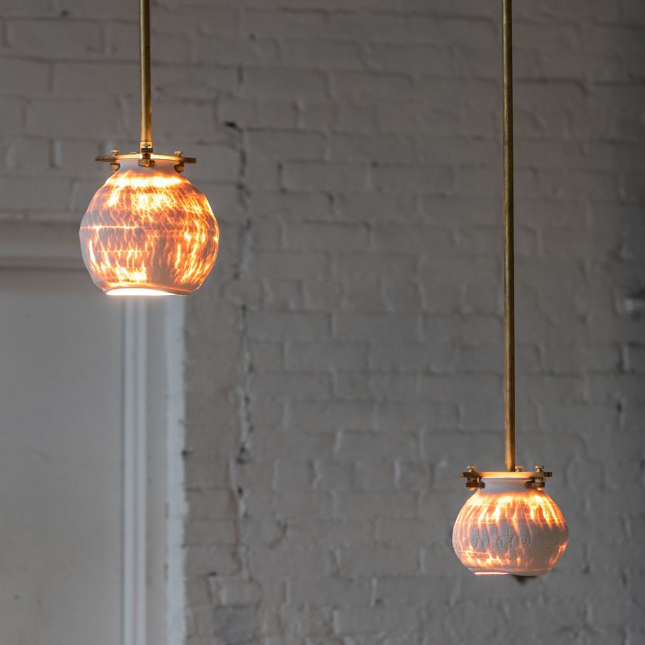 Jes Paone's Desert pendant lights
