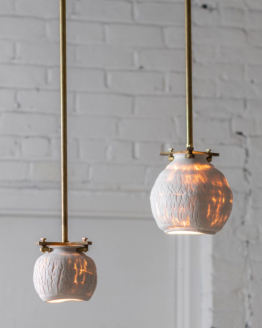 Jes Paone's Desert pendant lights