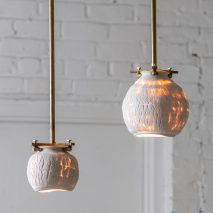 Jes Paone's Desert pendant lights