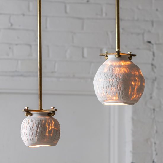 Jes Paone's Desert pendant lights