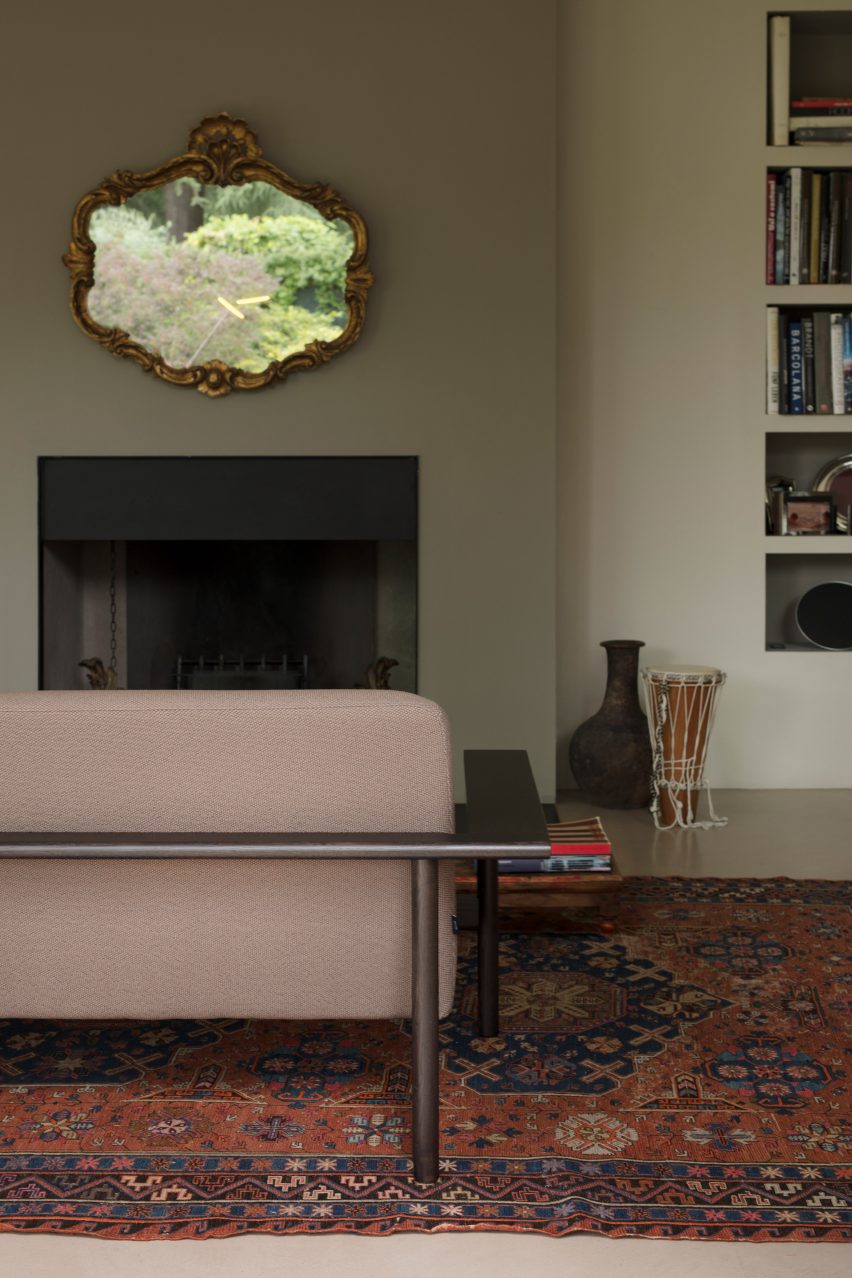 Rear of Kinoko sofa by Mensten