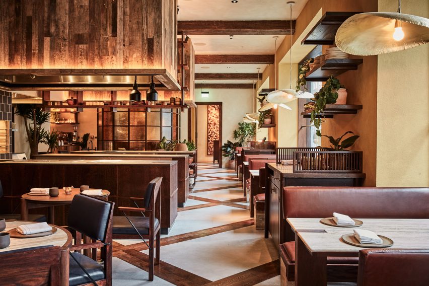 Interiors of Kol restaurant in London takes cues from Mexican culture