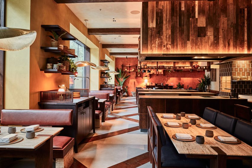 Interiors of Kol restaurant in London takes cues from Mexican culture