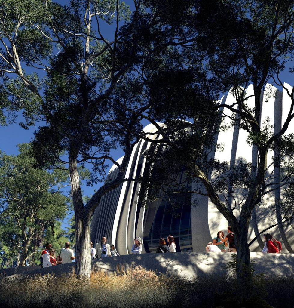 Contreras Earl Architecture designs "living ark" for coral conservation near Great Barrier Reef