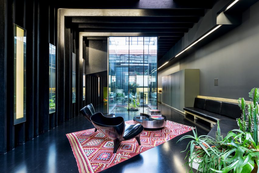 Living room of Lost House by David Adjaye