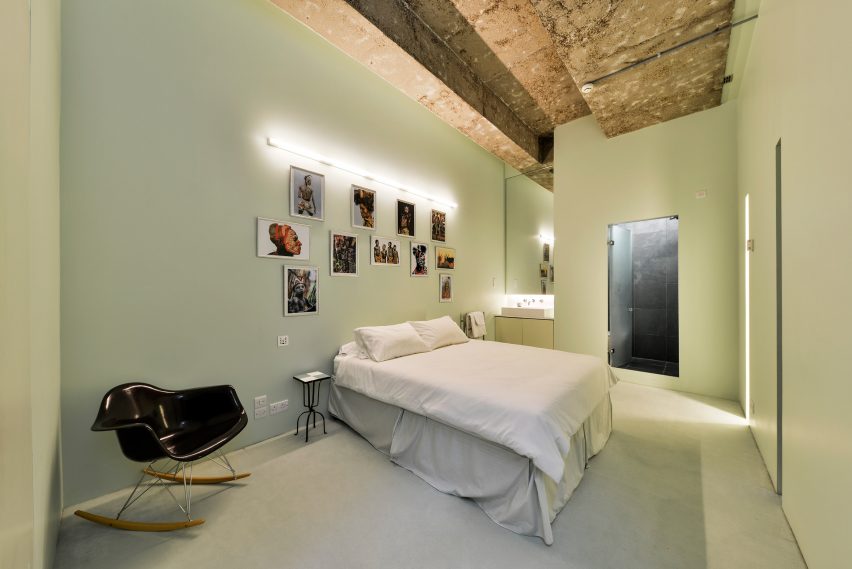 Bedroom of Interiors of Lost House by David Adjaye