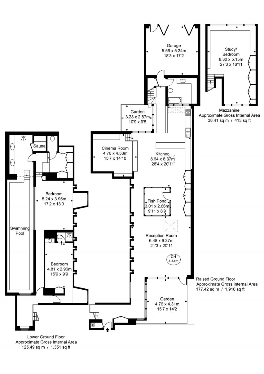 Floor plans for Lost House