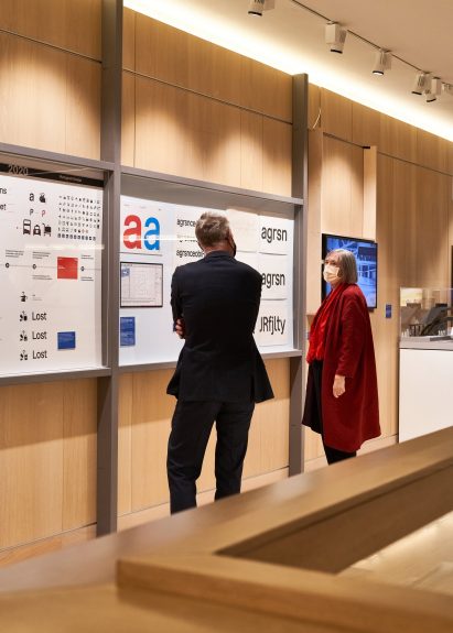 Rail Alphabet 2 on show at the Design Museum