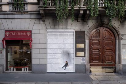 Nendo designs Marsotto showroom in Milan with marble facade