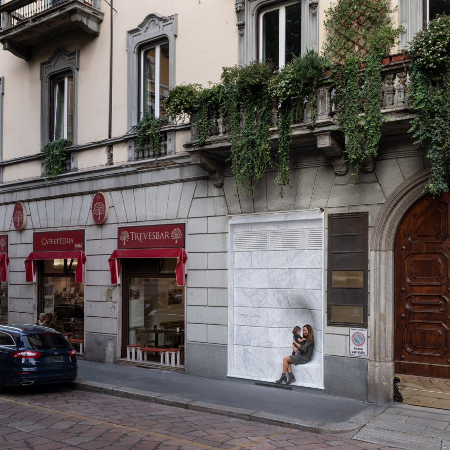 Nendo designs Marsotto showroom in Milan with marble facade