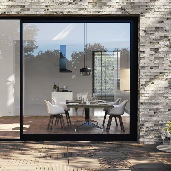 Masterpatio sliding window system by Reynaers