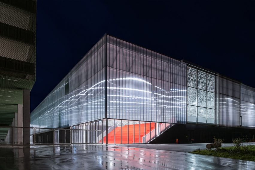 MEETT exhibition centre in Toulouse, France, by OMA