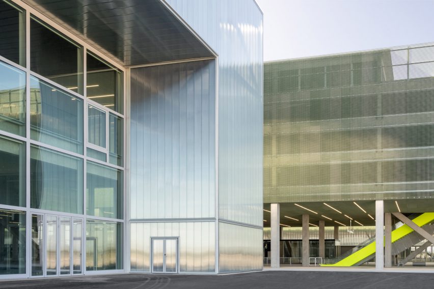 MEETT exhibition centre in Toulouse, France, by OMA
