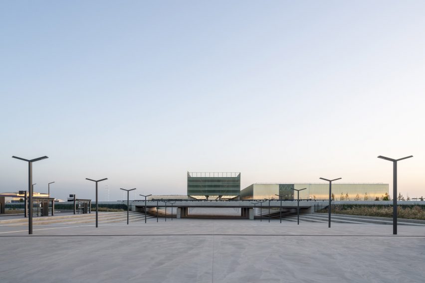 MEETT exhibition centre in Toulouse, France, by OMA