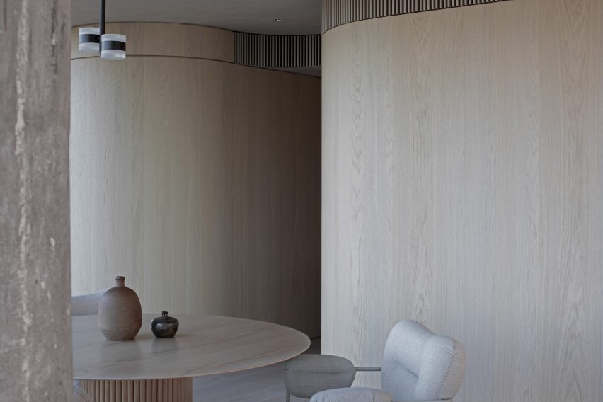 Living room inside The Melburnian Apartment by Edition Office