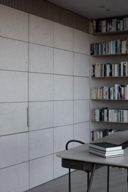 Home office inside The Melburnian Apartment by Edition Office