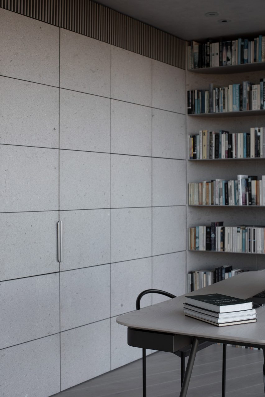 Home office inside The Melburnian Apartment by Edition Office