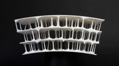 Bird skull model by Exploration Architecture