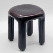 Ming Design Studio created its Bold stool series using wood coated in lacquer