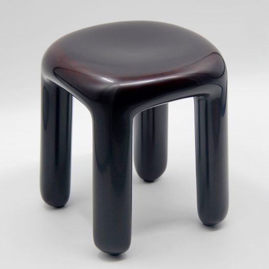 Ming Design Studio created its Bold stool series using wood coated in lacquer